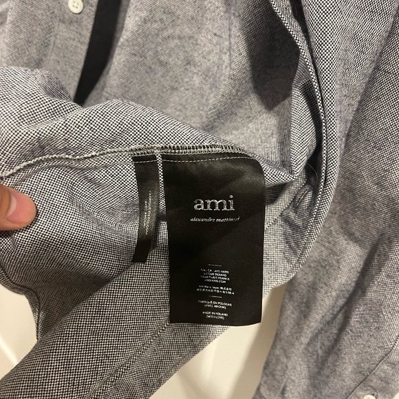 AMI Paris' Ami De Coeur button Down Shirt - Picture 4 of 4